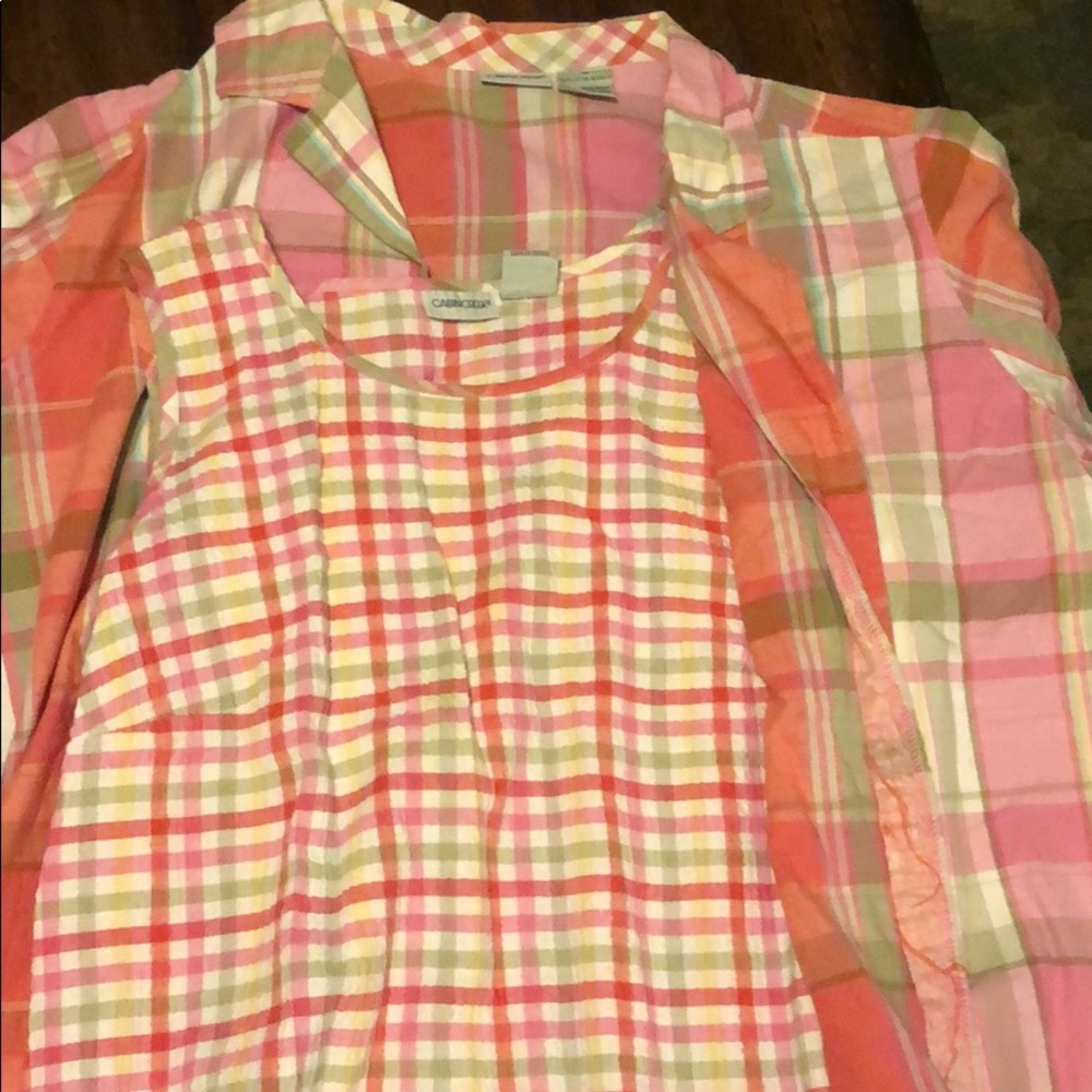 2 piece shirt/tank
